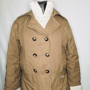 RED LEDGE Mens Snowboarding Ski Snow Trench Coat Rain Jacket Sz M Mint! Rare.